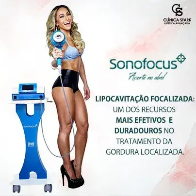 Tratamento estético de para gordura localizada com sonofocus, famosa lipo sem corte
